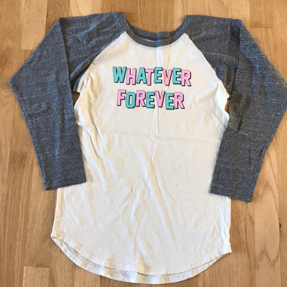 WHATEVER FOREVER long sleeve girls sz 10 NWOT